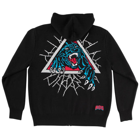 Santa Cruz - Natas Panther Zip-Up Hoodie (Black)